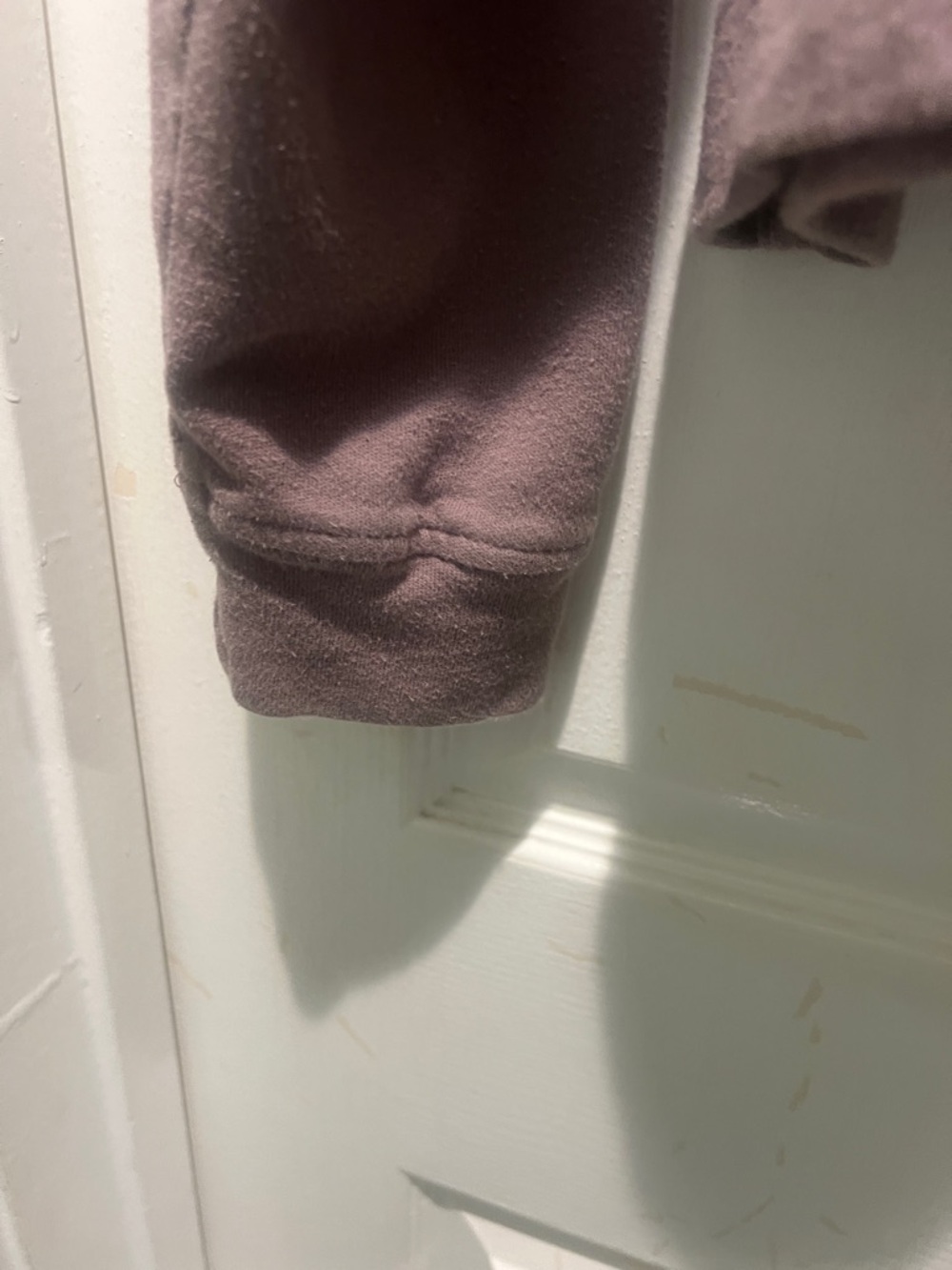 Vuori Dusty Mauve Hoodie with White Drawcords - Picture 5 of 7